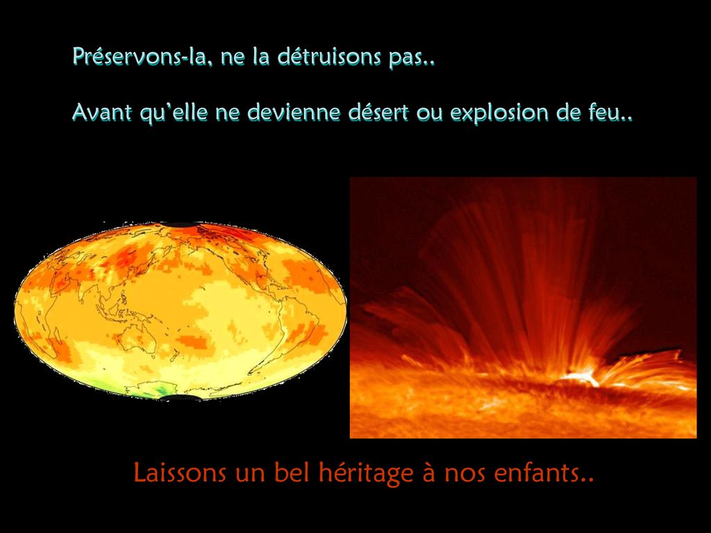 Laissons un bel héritage à nos enfants..