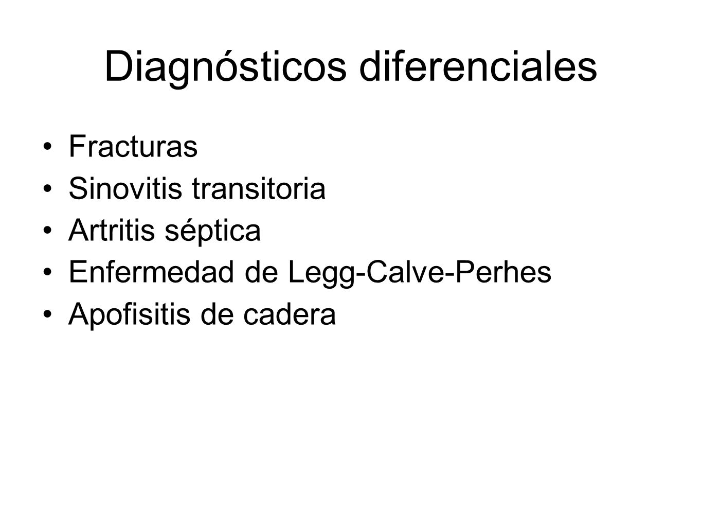 Diagnósticos diferenciales