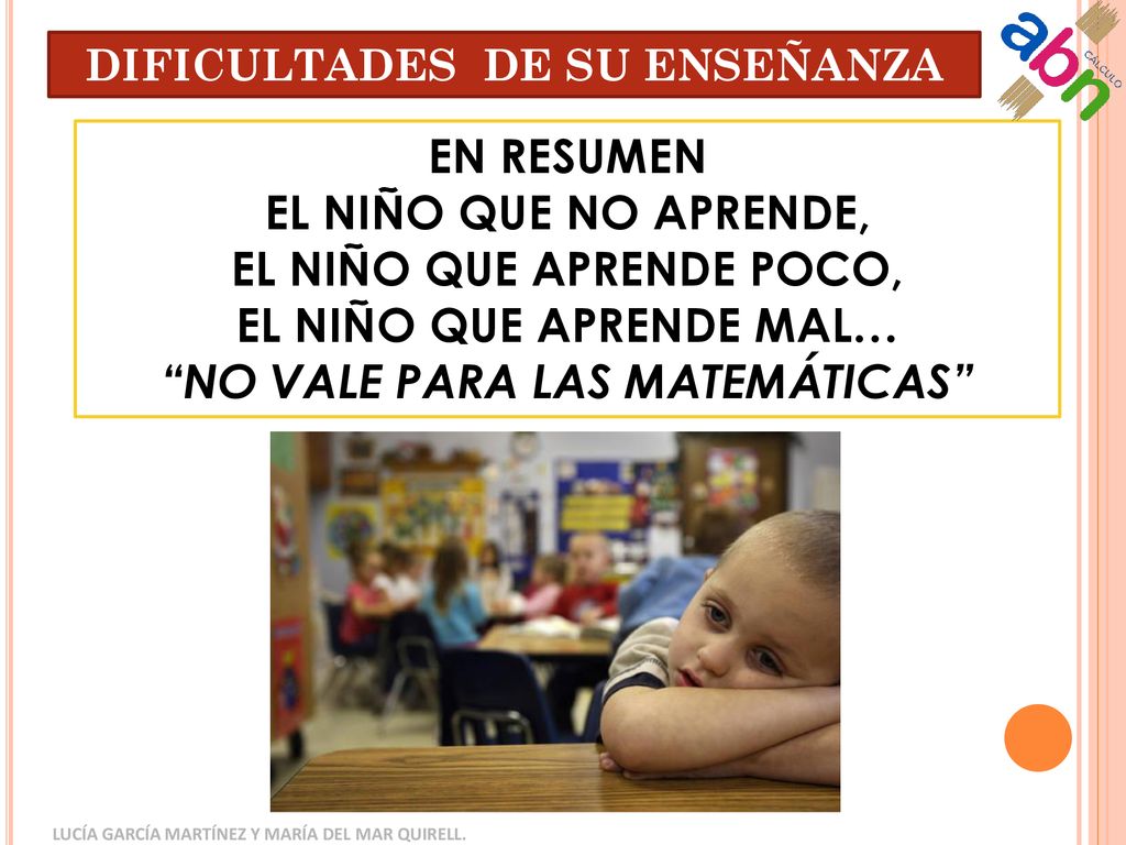 EL NIÑO QUE APRENDE POCO, EL NIÑO QUE APRENDE MAL…