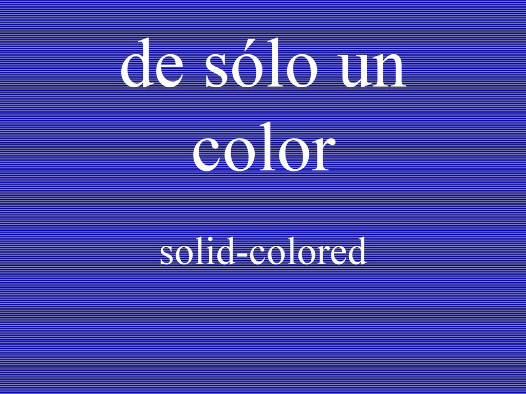 de sólo un color solid-colored