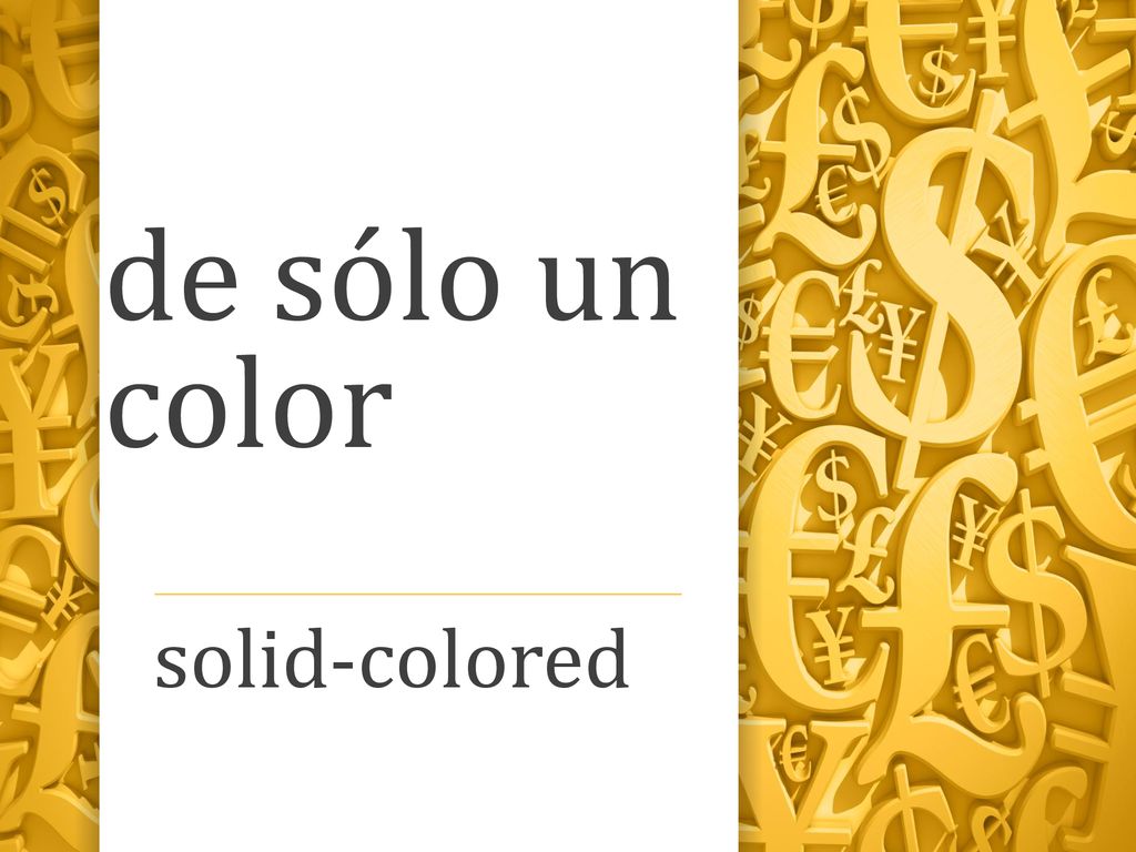 de sólo un color solid-colored