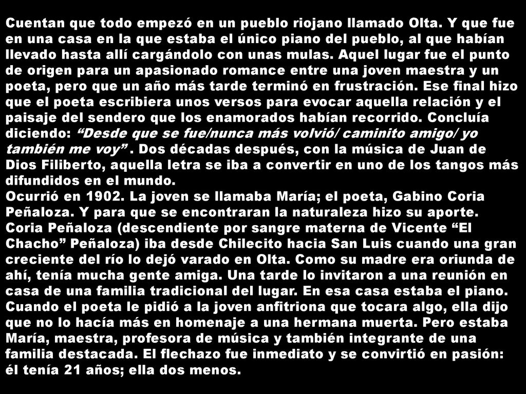 Cuentan que todo empezó en un pueblo riojano llamado Olta