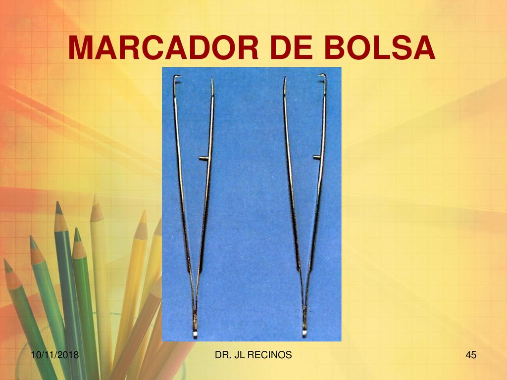 MARCADOR DE BOLSA 10/11/2018 DR. JL RECINOS