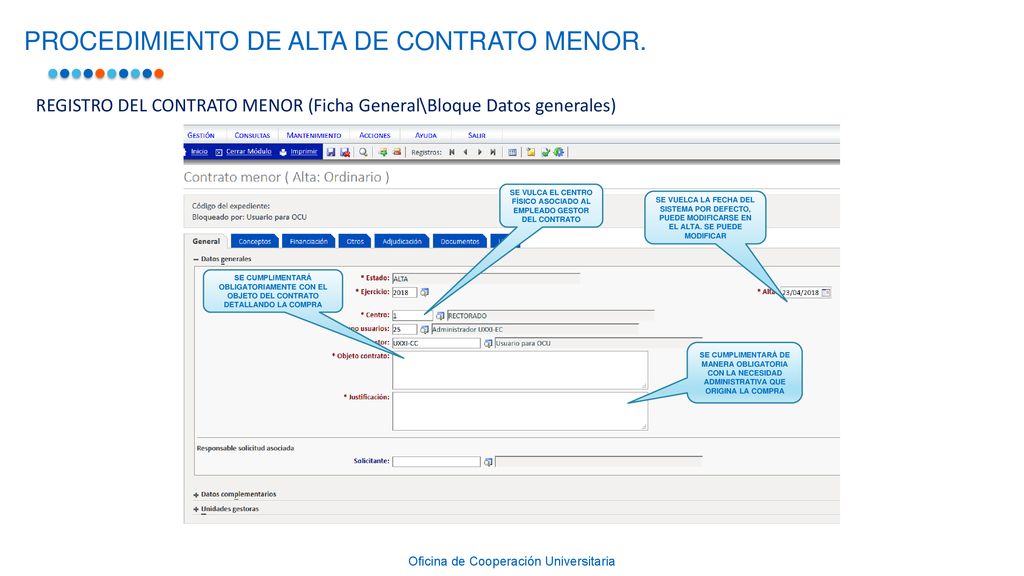 SE VULCA EL CENTRO FÍSICO ASOCIADO AL EMPLEADO GESTOR DEL CONTRATO
