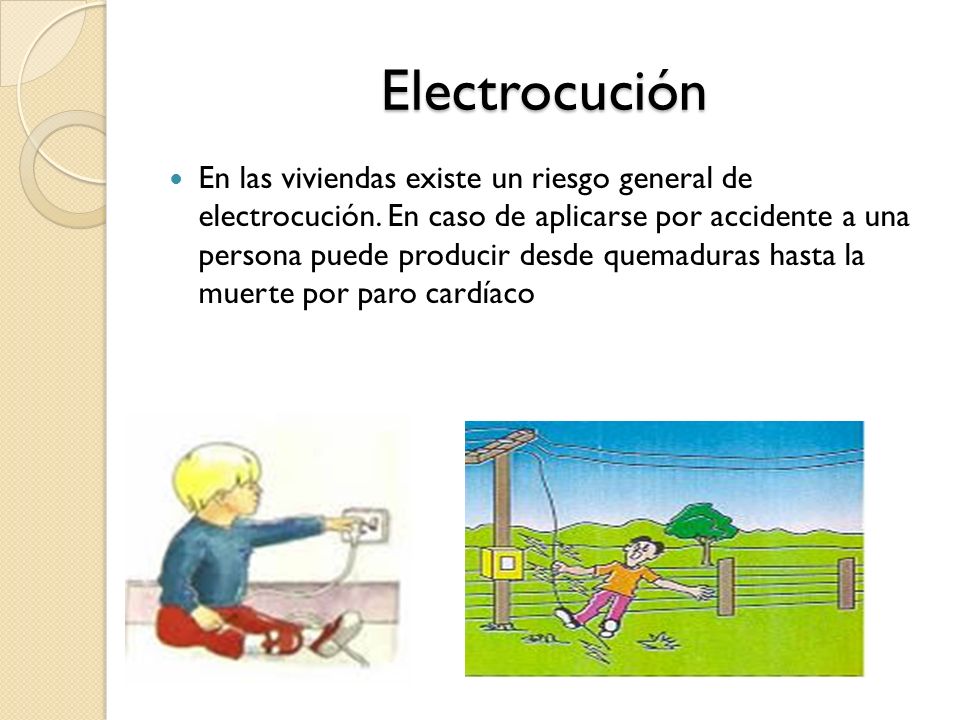 Electrocución