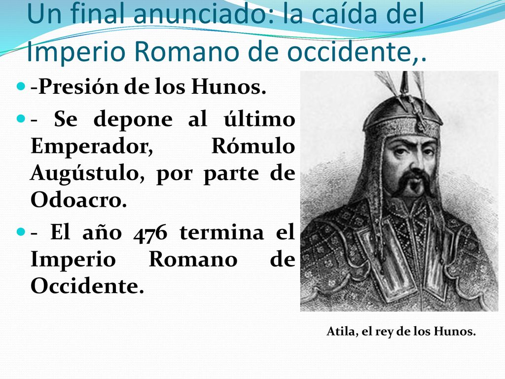 Un final anunciado: la caída del Imperio Romano de occidente,.