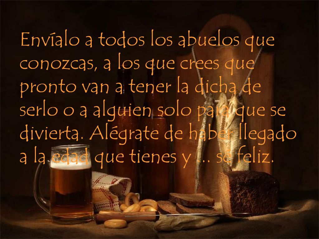 Envíalo a todos los abuelos que conozcas, a los que crees que pronto van a tener la dicha de serlo o a alguien solo para que se divierta.