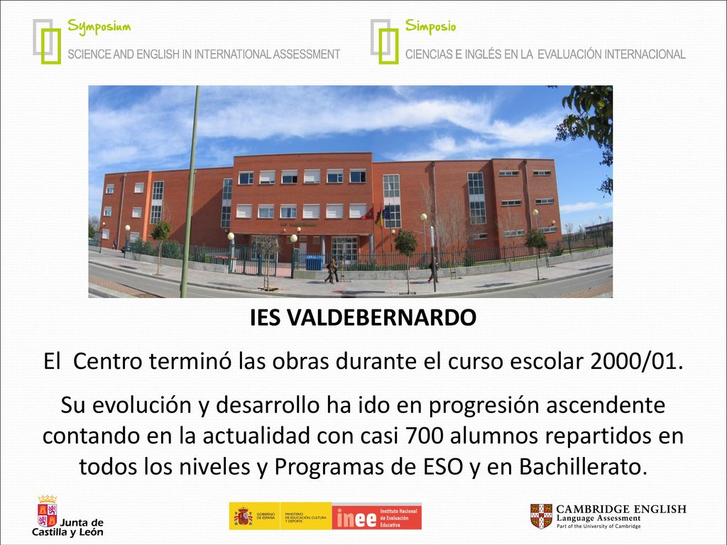 El Centro terminó las obras durante el curso escolar 2000/01.
