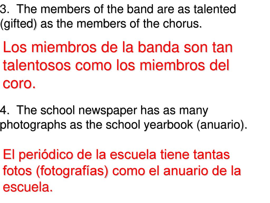 Los miembros de la banda son tan talentosos como los miembros del