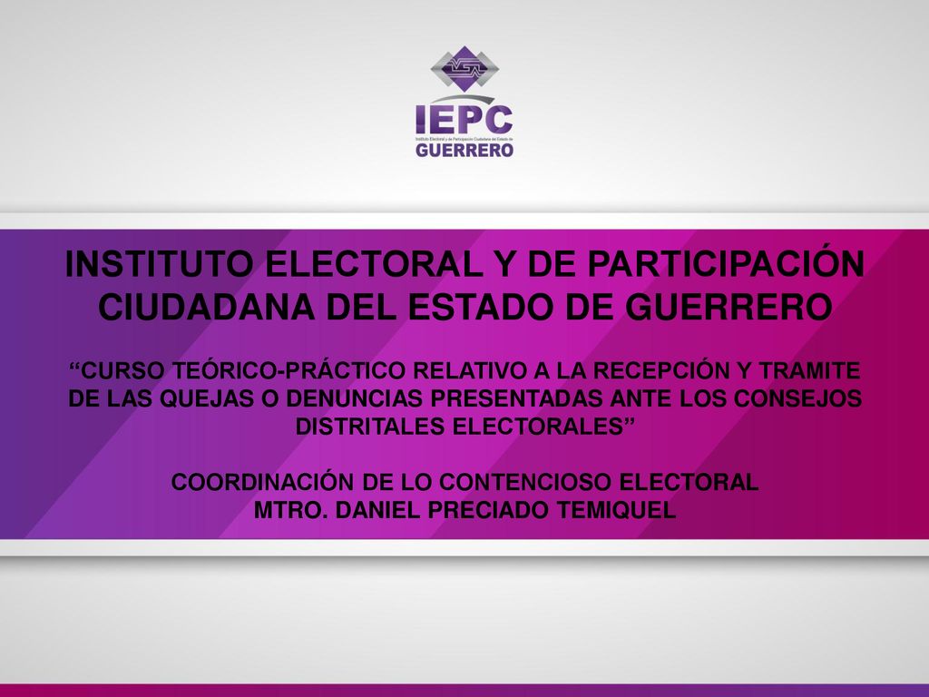 INSTITUTO ELECTORAL Y DE PARTICIPACIÓN CIUDADANA DEL ESTADO DE GUERRERO