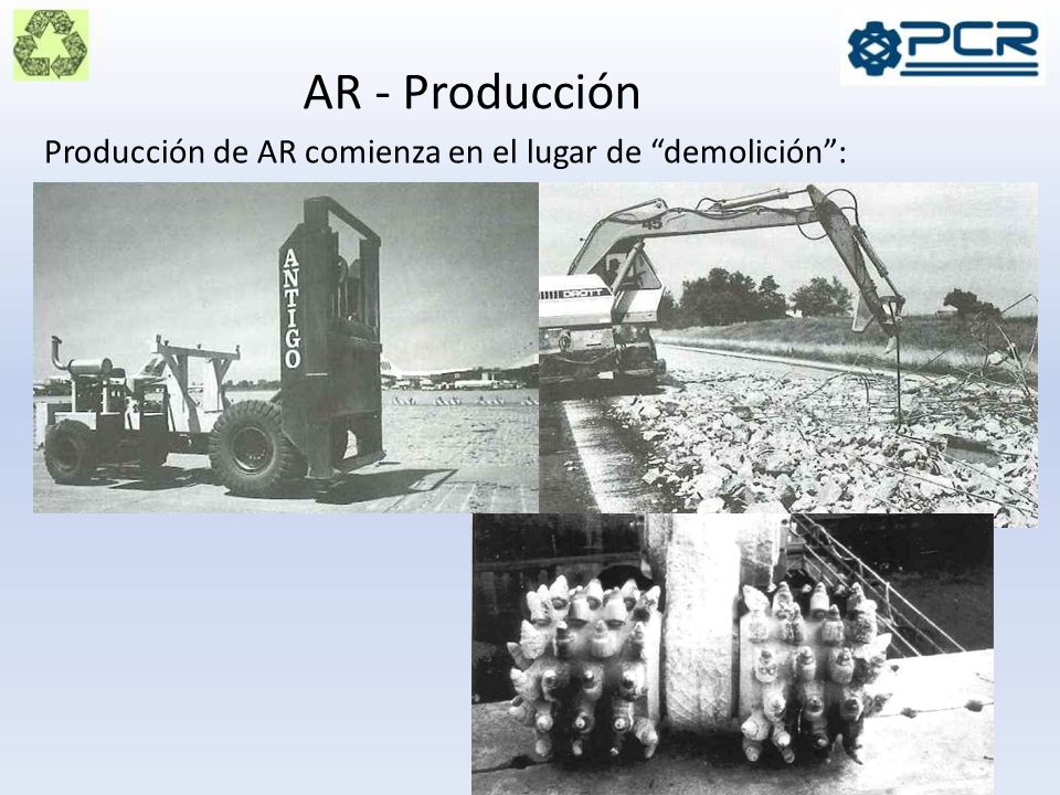 AR - Producción Producción de AR comienza en el lugar de demolición :