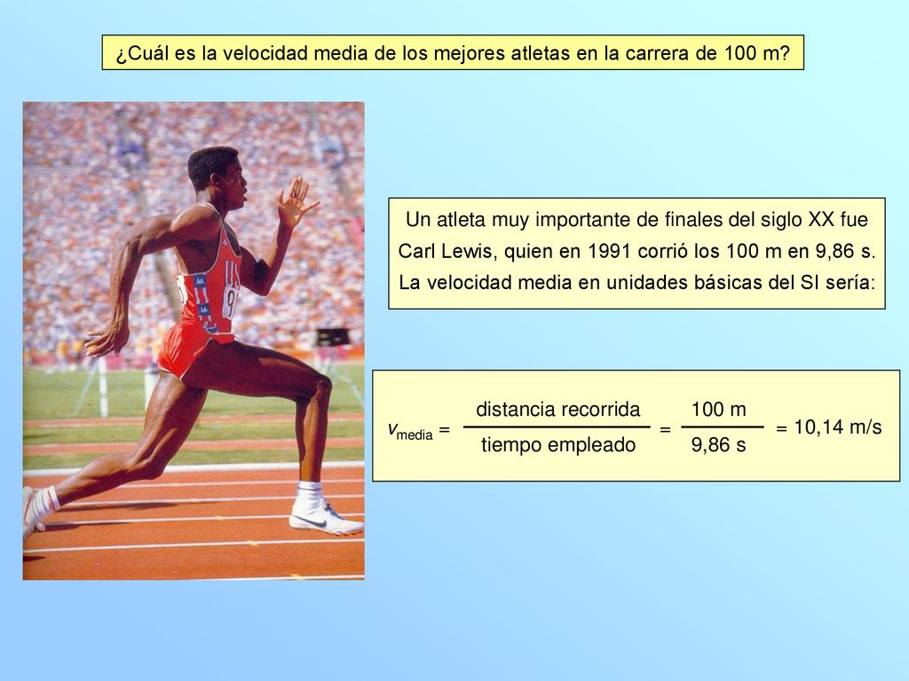 Un atleta muy importante de finales del siglo XX fue