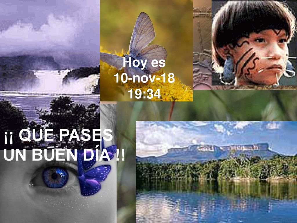 Hoy es 10-nov-18 19:34 ¡¡ QUE PASES UN BUEN DÍA !!