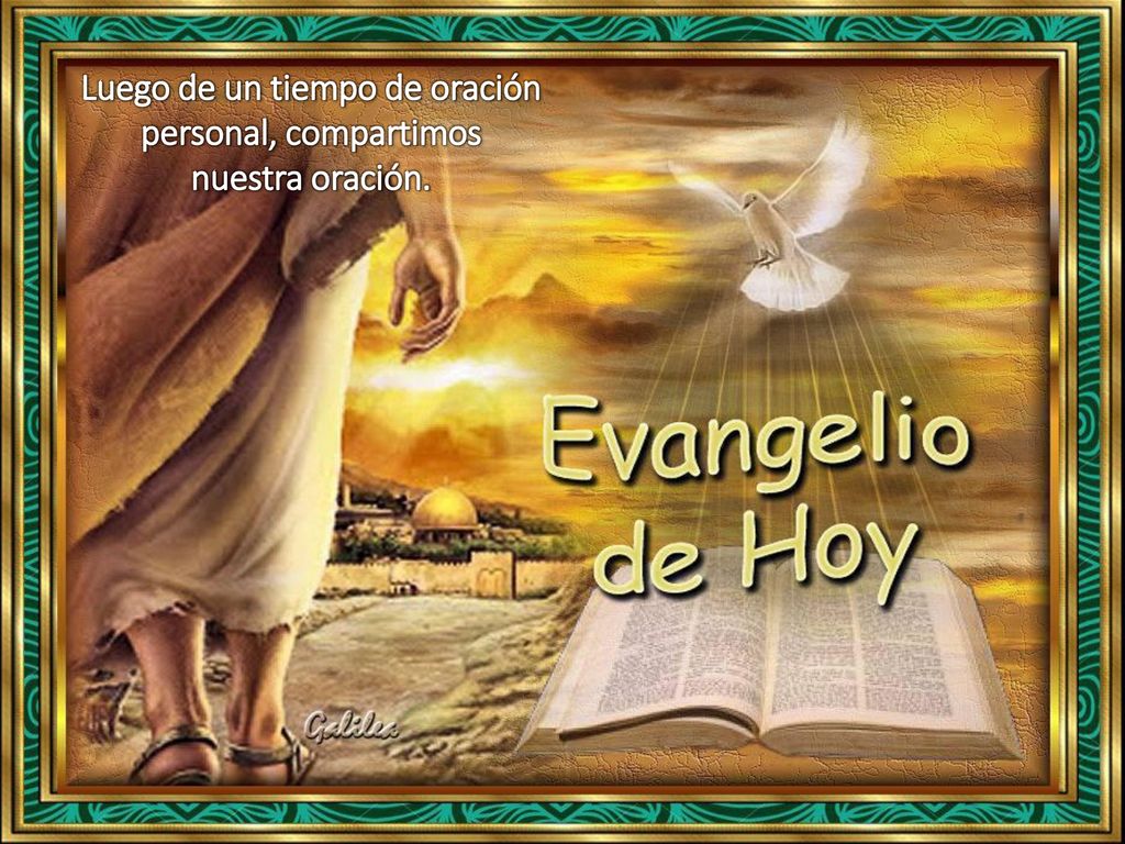 Luego de un tiempo de oración personal, compartimos nuestra oración.