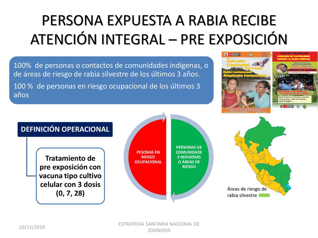 PERSONA EXPUESTA A RABIA RECIBE ATENCIÓN INTEGRAL – PRE EXPOSICIÓN