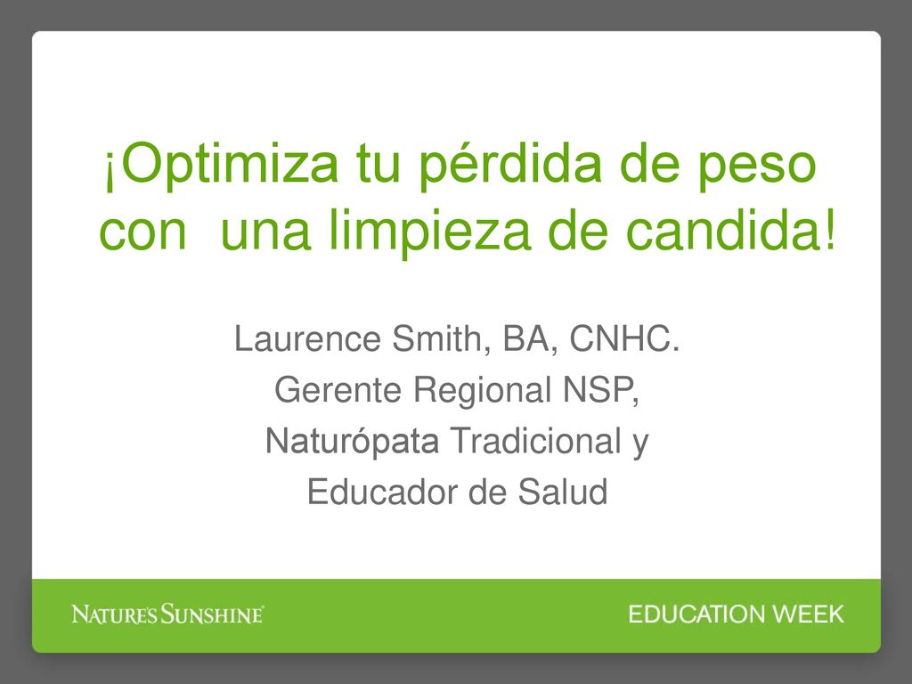 ¡Optimiza tu pérdida de peso con una limpieza de candida!