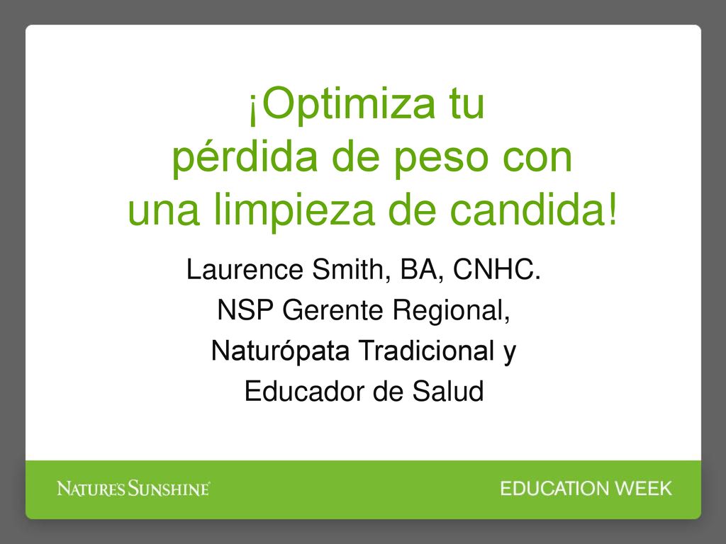 ¡Optimiza tu pérdida de peso con una limpieza de candida!