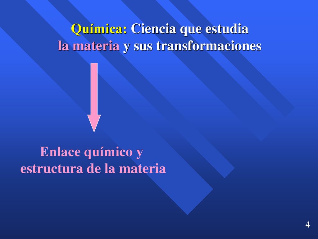 Química: Ciencia que estudia la materia y sus transformaciones