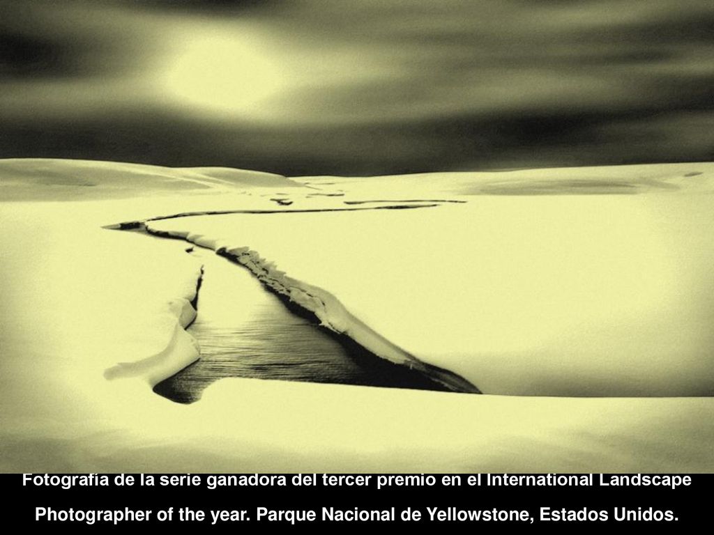 Fotografía de la serie ganadora del tercer premio en el International Landscape Photographer of the year.