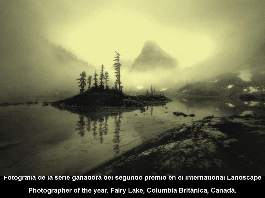 Fotografía de la serie ganadora del segundo premio en el International Landscape Photographer of the year.