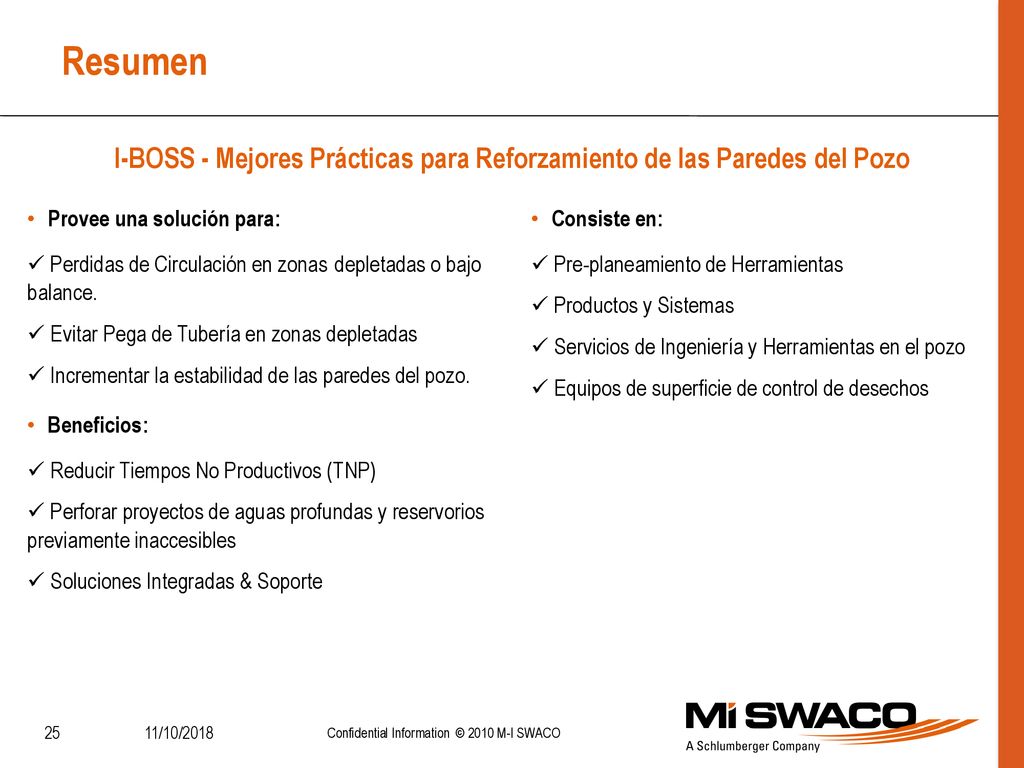 I-BOSS - Mejores Prácticas para Reforzamiento de las Paredes del Pozo
