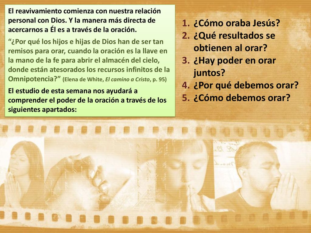 ¿Qué resultados se obtienen al orar ¿Hay poder en orar juntos