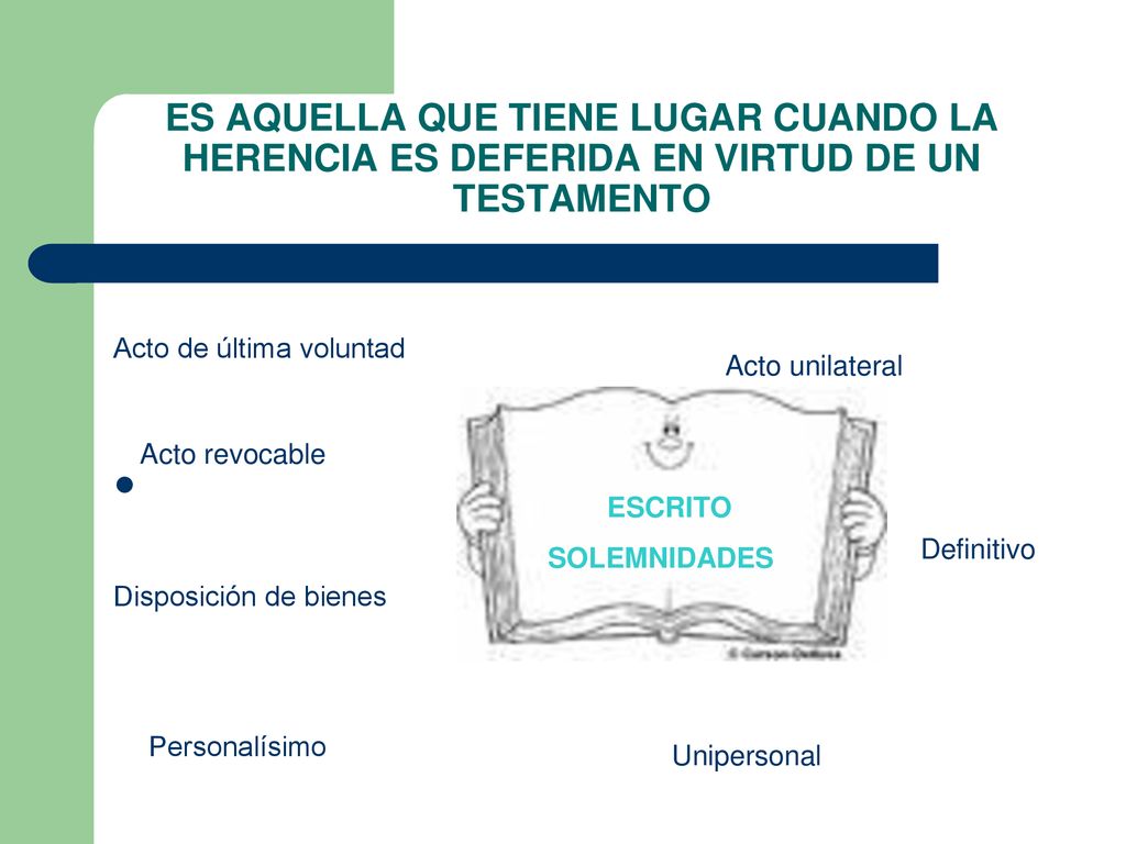 ES AQUELLA QUE TIENE LUGAR CUANDO LA HERENCIA ES DEFERIDA EN VIRTUD DE UN TESTAMENTO