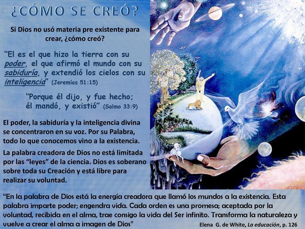Si Dios no usó materia pre existente para crear, ¿cómo creó