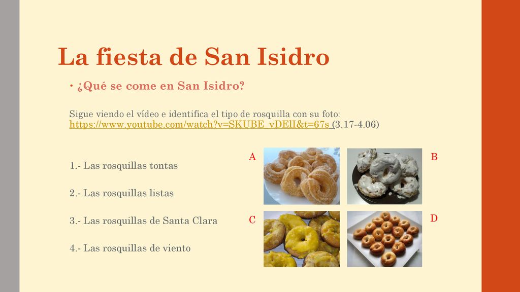 La fiesta de San Isidro ¿Qué se come en San Isidro