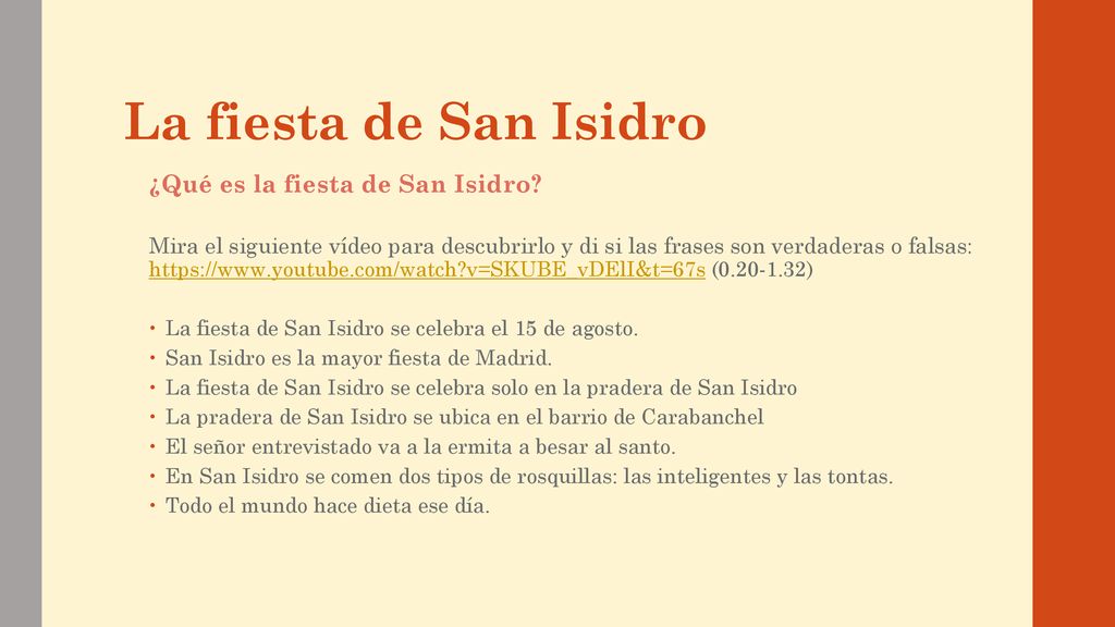 La fiesta de San Isidro ¿Qué es la fiesta de San Isidro