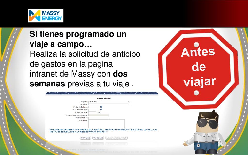 Antes de viajar Si tienes programado un viaje a campo…