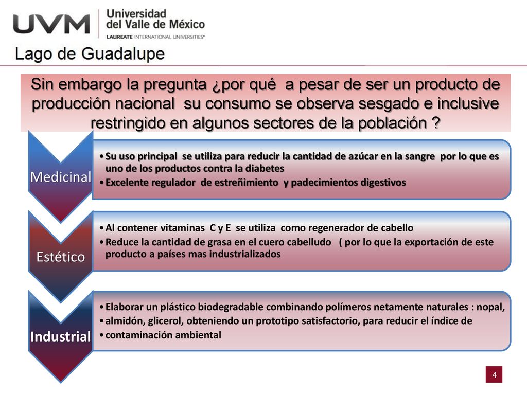 Sin embargo la pregunta ¿por qué a pesar de ser un producto de producción nacional su consumo se observa sesgado e inclusive restringido en algunos sectores de la población