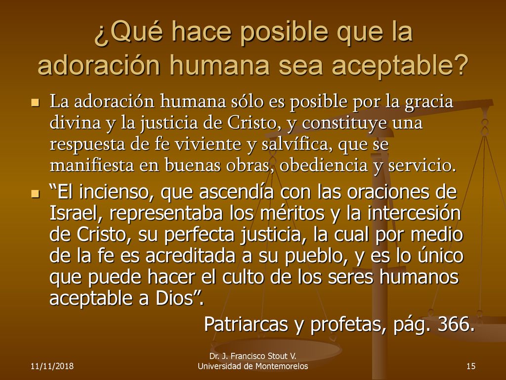 ¿Qué hace posible que la adoración humana sea aceptable