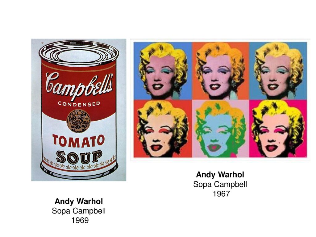 Andy Warhol Sopa Campbell 1967 Andy Warhol Sopa Campbell 1969