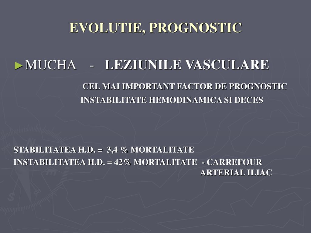 MUCHA - LEZIUNILE VASCULARE CEL MAI IMPORTANT FACTOR DE PROGNOSTIC