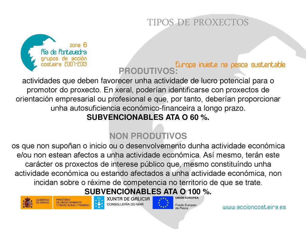 SUBVENCIONABLES ATA O 60 %. SUBVENCIONABLES ATA O 100 %.