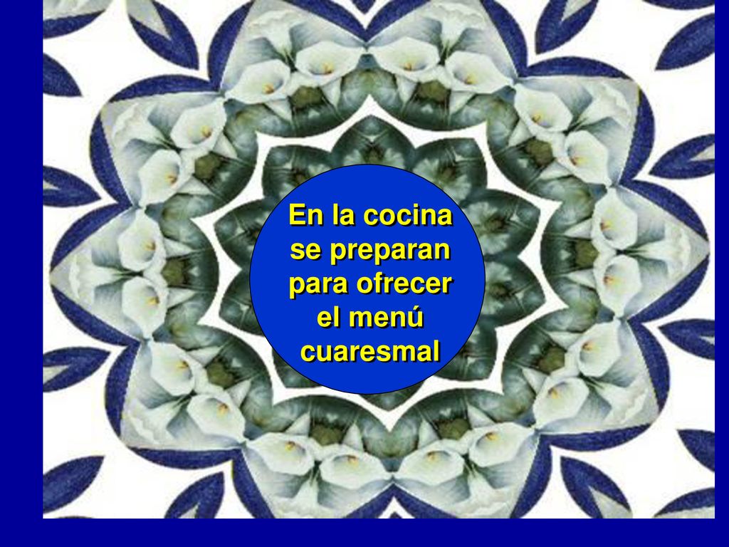 En la cocina se preparan para ofrecer el menú cuaresmal