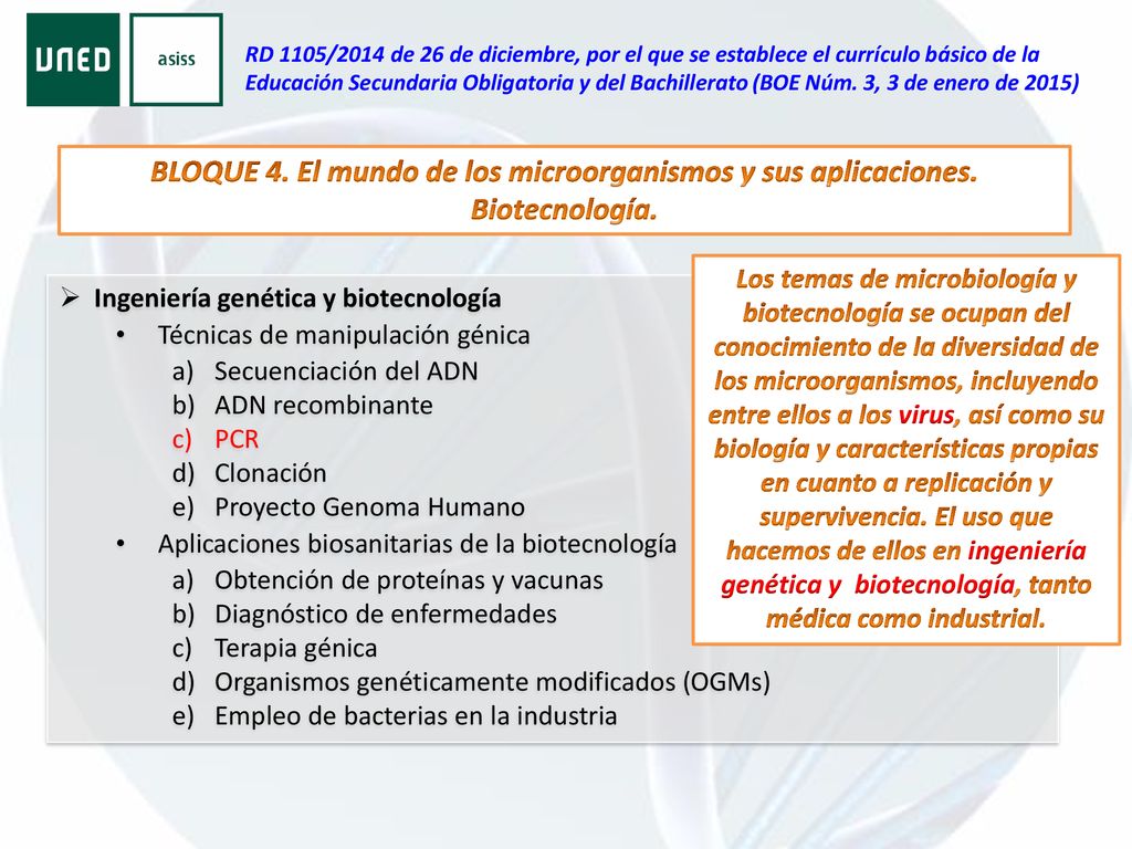 RD 1105/2014 de 26 de diciembre, por el que se establece el currículo básico de la Educación Secundaria Obligatoria y del Bachillerato (BOE Núm. 3, 3 de enero de 2015)