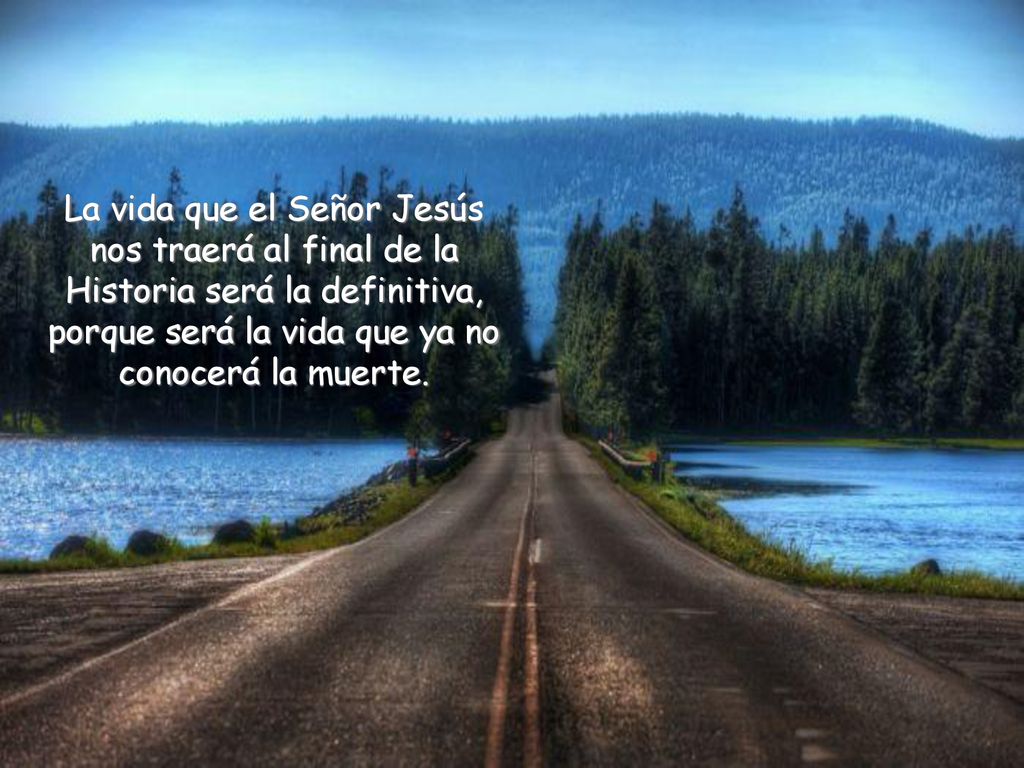 La vida que el Señor Jesús nos traerá al final de la Historia será la definitiva, porque será la vida que ya no conocerá la muerte.
