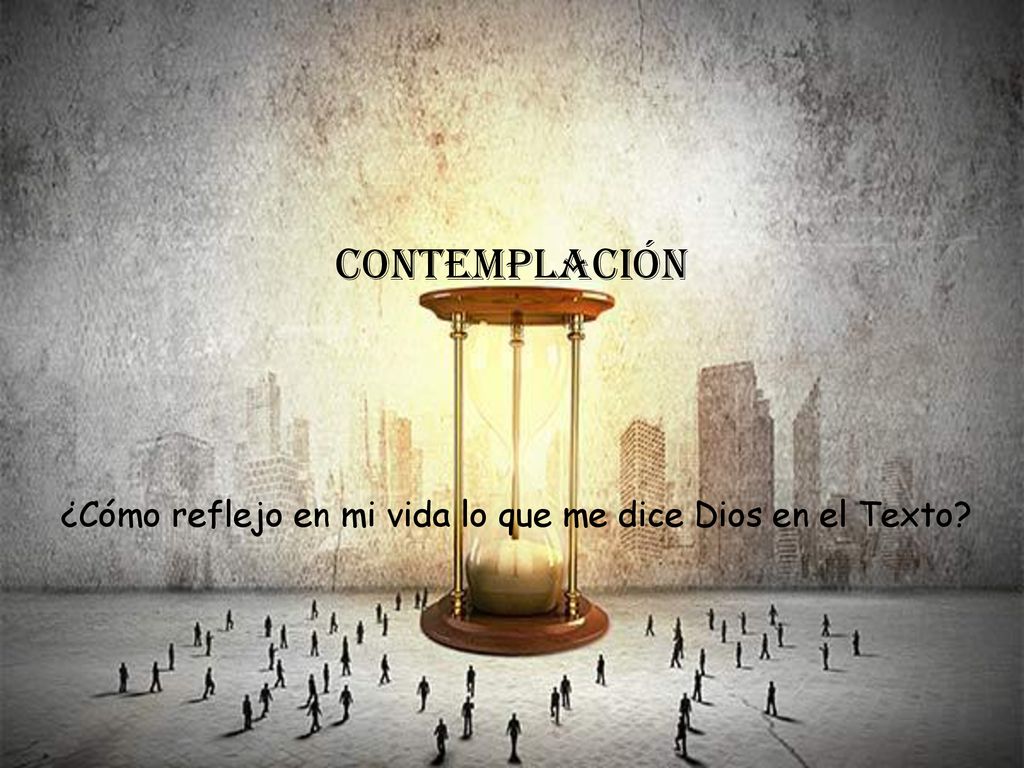 ¿Cómo reflejo en mi vida lo que me dice Dios en el Texto