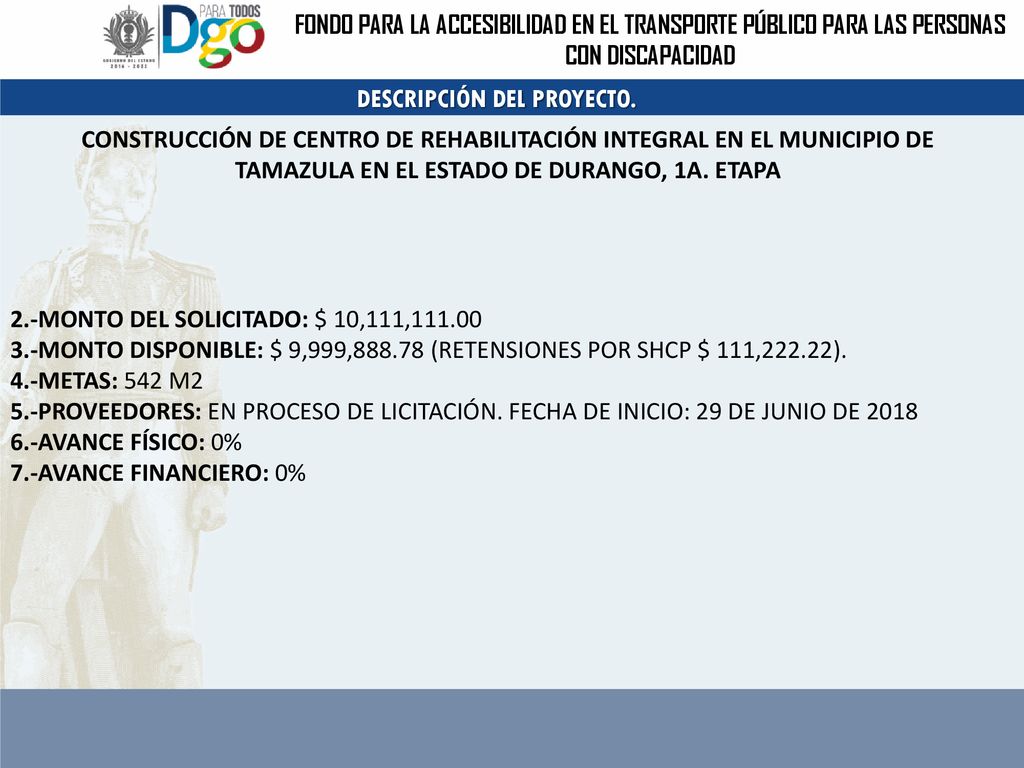 FONDO PARA LA ACCESIBILIDAD EN EL TRANSPORTE PÚBLICO PARA LAS PERSONAS CON DISCAPACIDAD