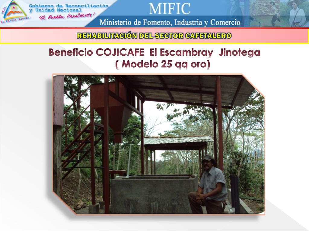 Beneficio COJICAFE El Escambray Jinotega ( Modelo 25 qq oro)