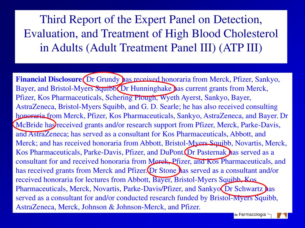 Third Report of the Expert Panel on Detection, Evaluation, and Treatment of High Blood Cholesterol in Adults (Adult Treatment Panel III) (ATP III)