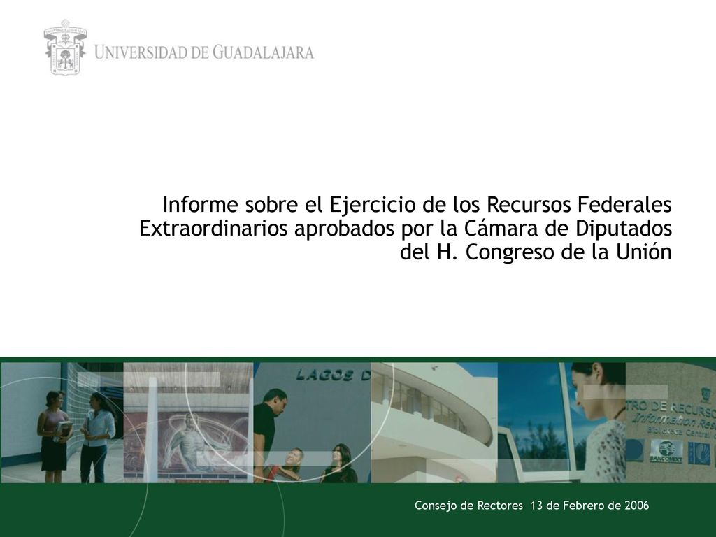 Informe sobre el Ejercicio de los Recursos Federales Extraordinarios aprobados por la Cámara de Diputados del H. Congreso de la Unión