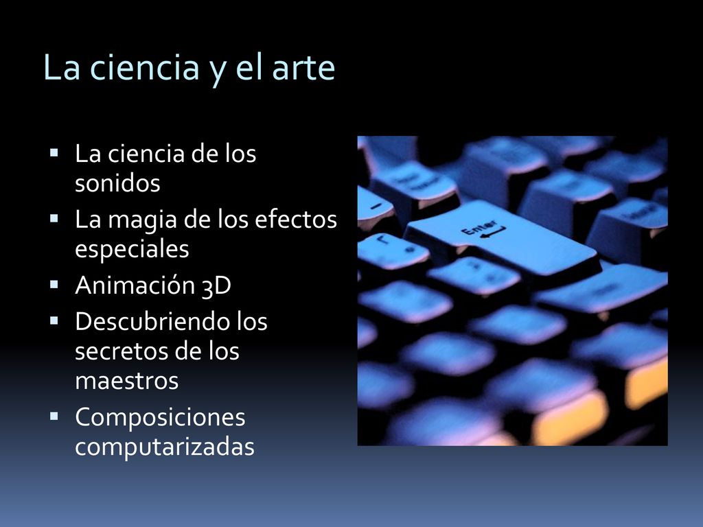 La ciencia y el arte La ciencia de los sonidos