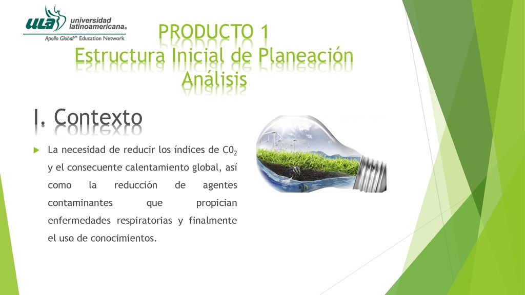 PRODUCTO 1 Estructura Inicial de Planeación Análisis
