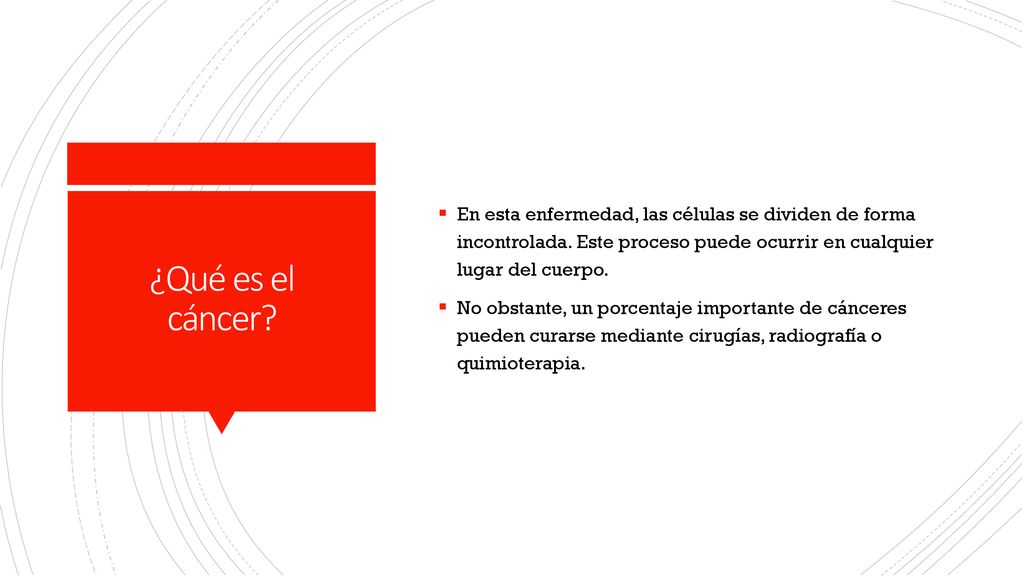 En esta enfermedad, las células se dividen de forma incontrolada