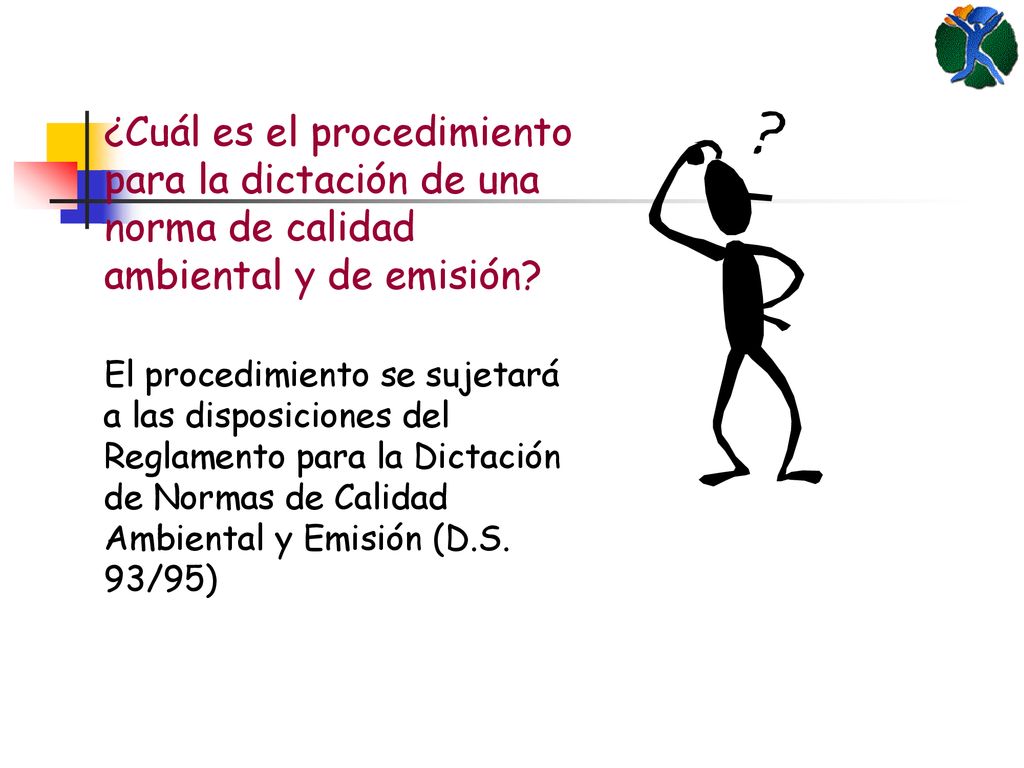 ¿Cuál es el procedimiento para la dictación de una norma de calidad ambiental y de emisión