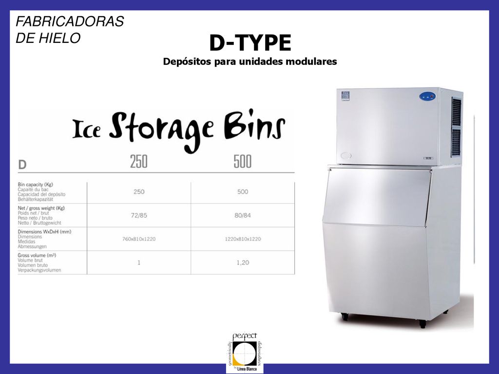 D-TYPE Depósitos para unidades modulares