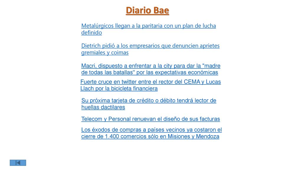 Diario Bae Metalúrgicos llegan a la paritaria con un plan de lucha definido.